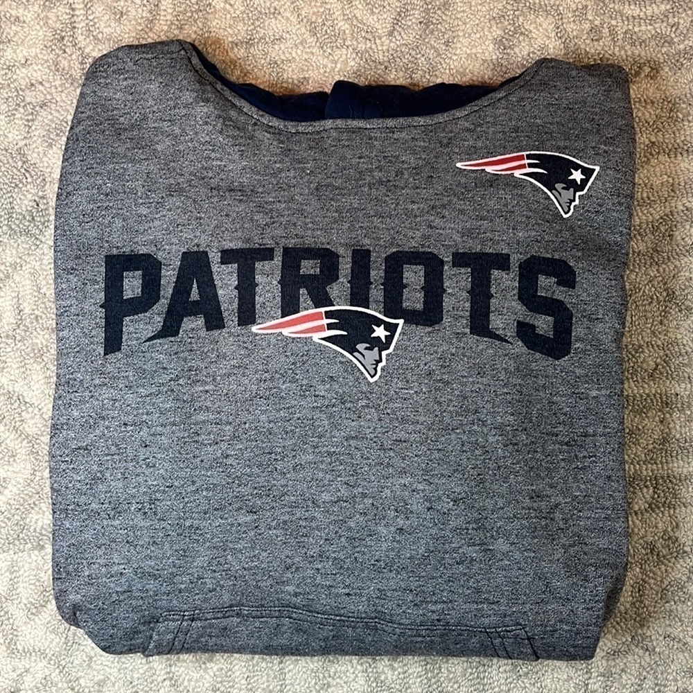 𝅺unisex Sweatshirt Hoodie NFL New England Patriots Size Large